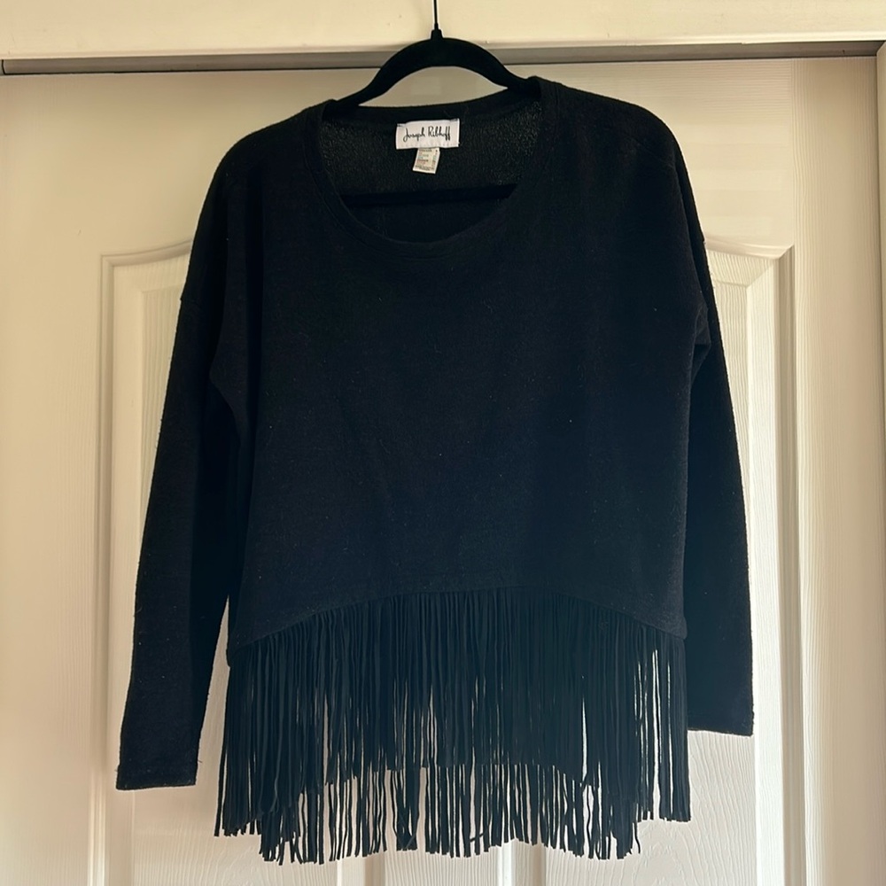 Joseph Ribkoff Fringe Sweater